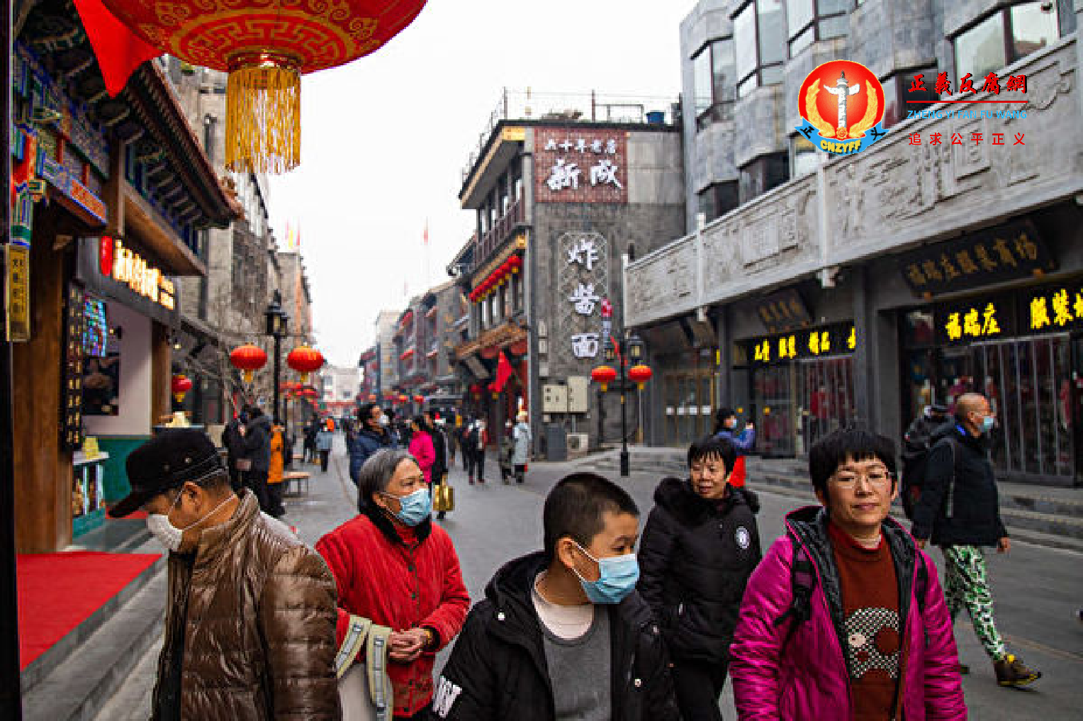 2021年８月底，北京官方要求短租民宿从订房平台下架整顿。图为2020年1月26日受到疫情冲击下的北京。.png